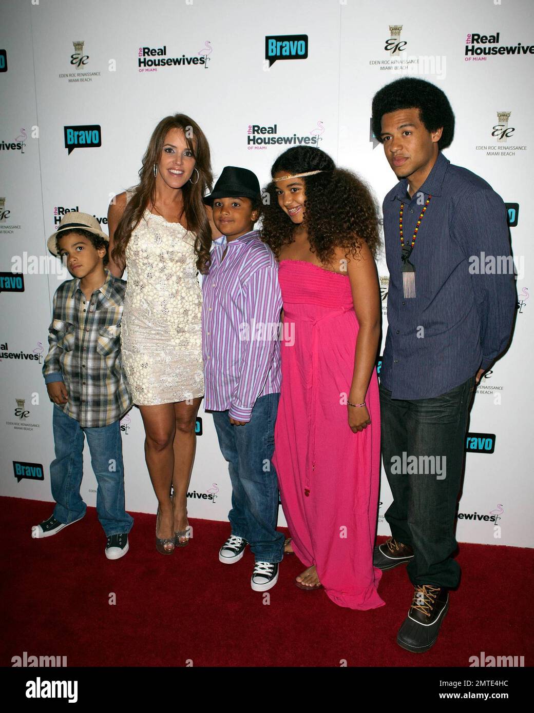 Cristy Rice at the premiere party for Bravo's "The Real Housewives of Miami" at the Eden Roc