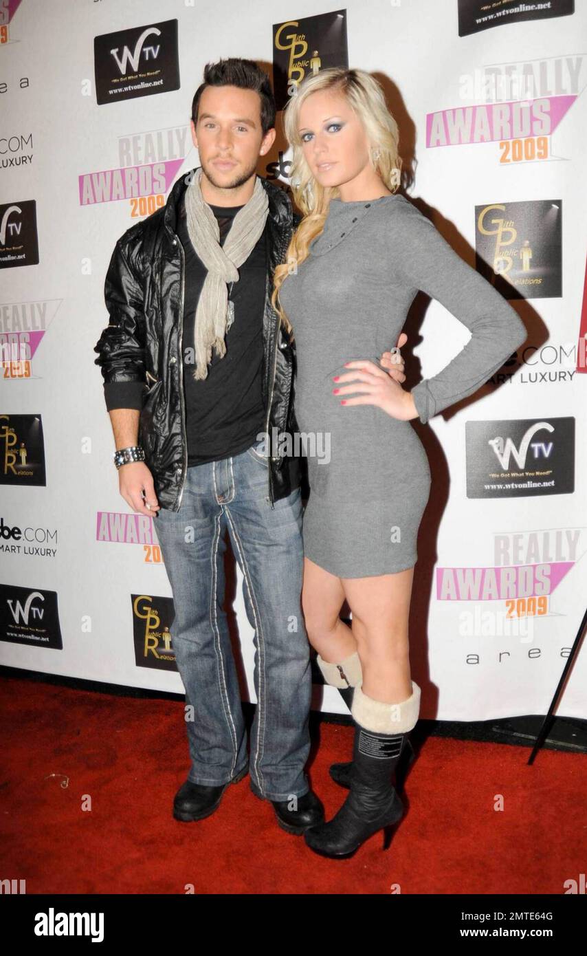Jordan levine & Katy Johnson at the Really Awards After Party at Area