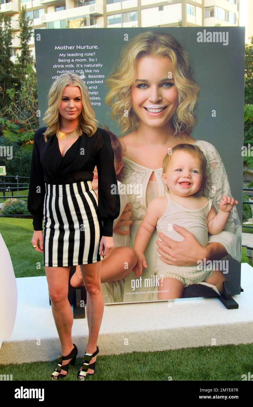 Rebecca Romijn kicks off the Great Gallon Give while unveiling her new