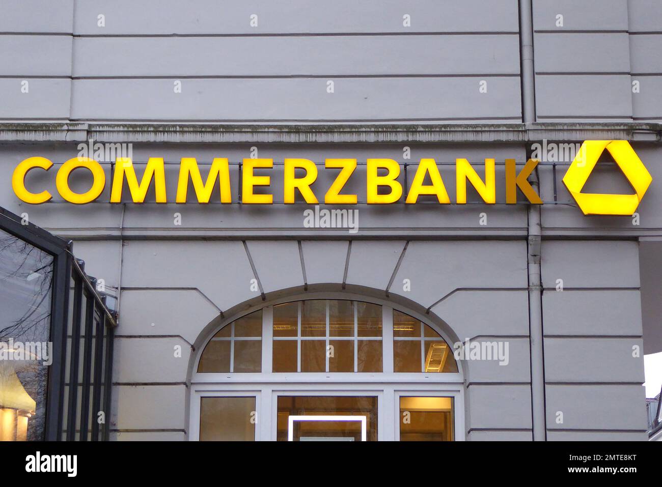 Commerzbank / Schriftzug / Logo Stock Photo Alamy