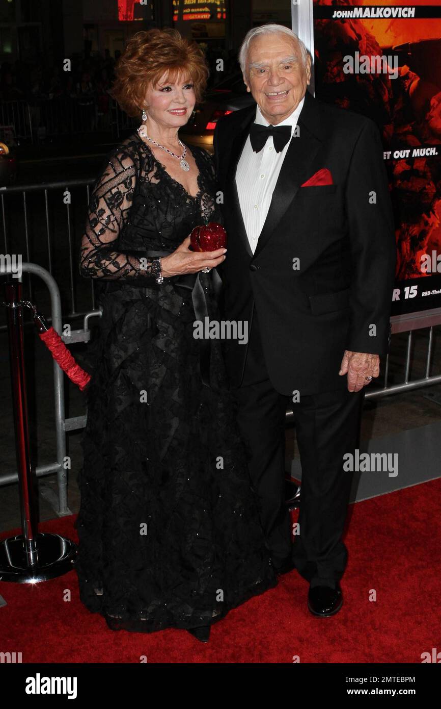 Ernest Borgnine and wife Tova Borgnine at the premiere of “Red