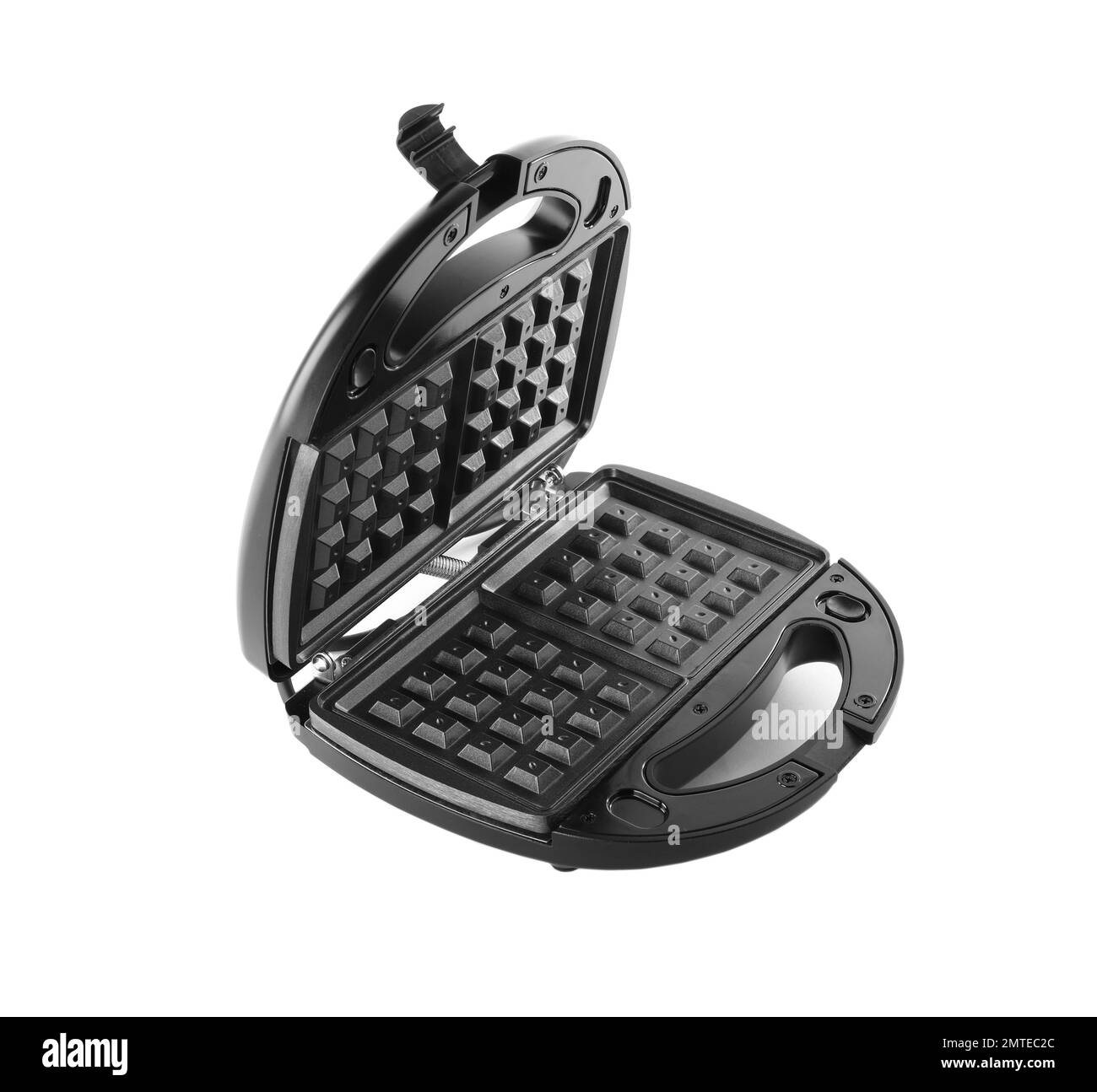 New modern waffle iron isolated on white Stock Photo Alamy