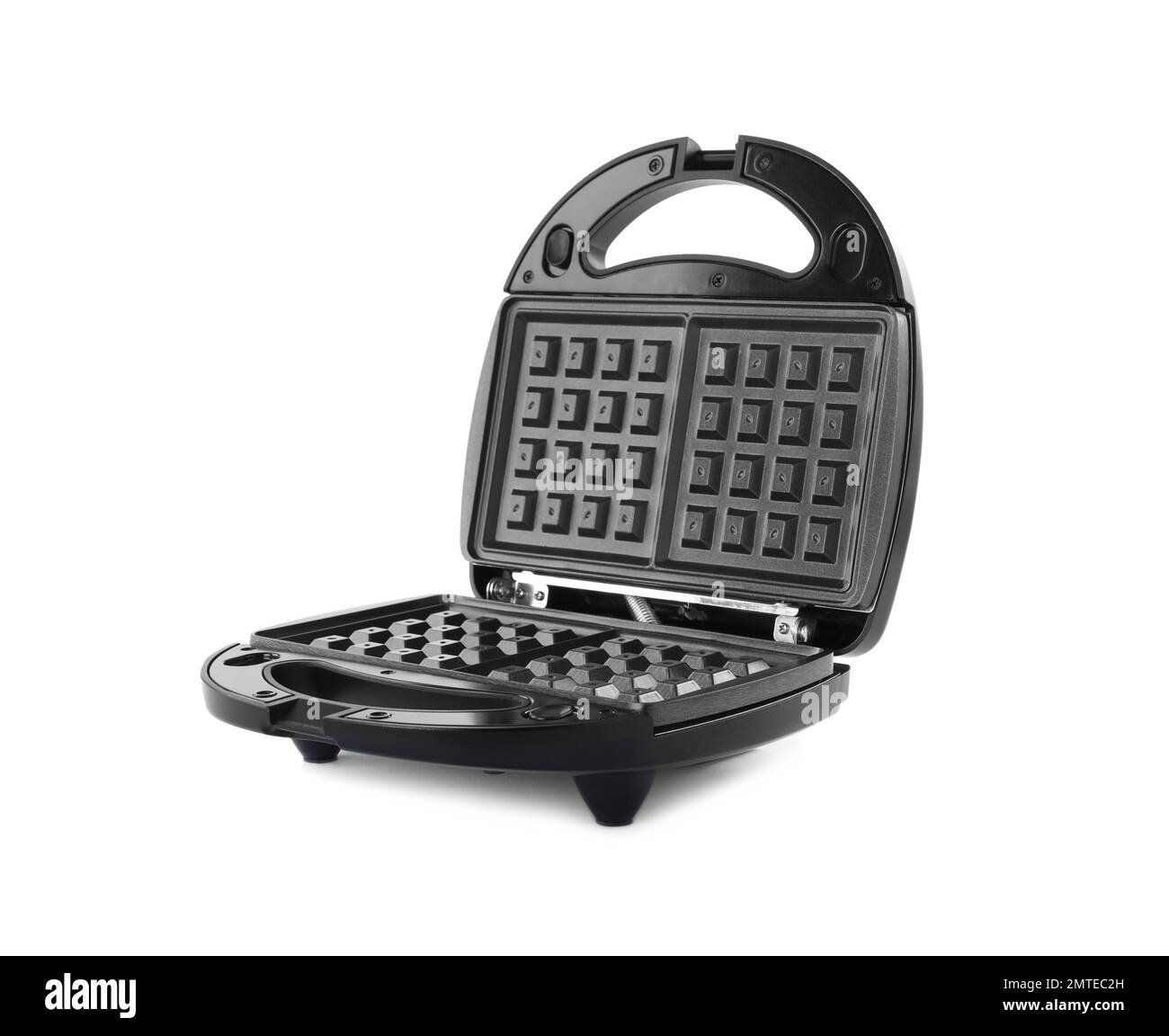 New modern waffle iron isolated on white Stock Photo Alamy
