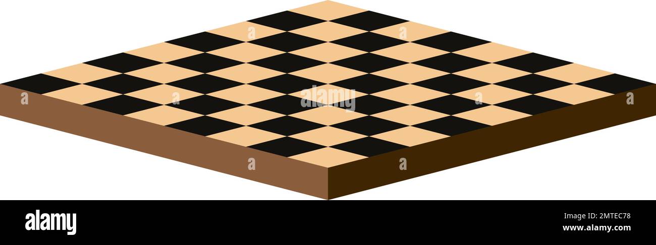 Chess board icon on transparent background Vector Image