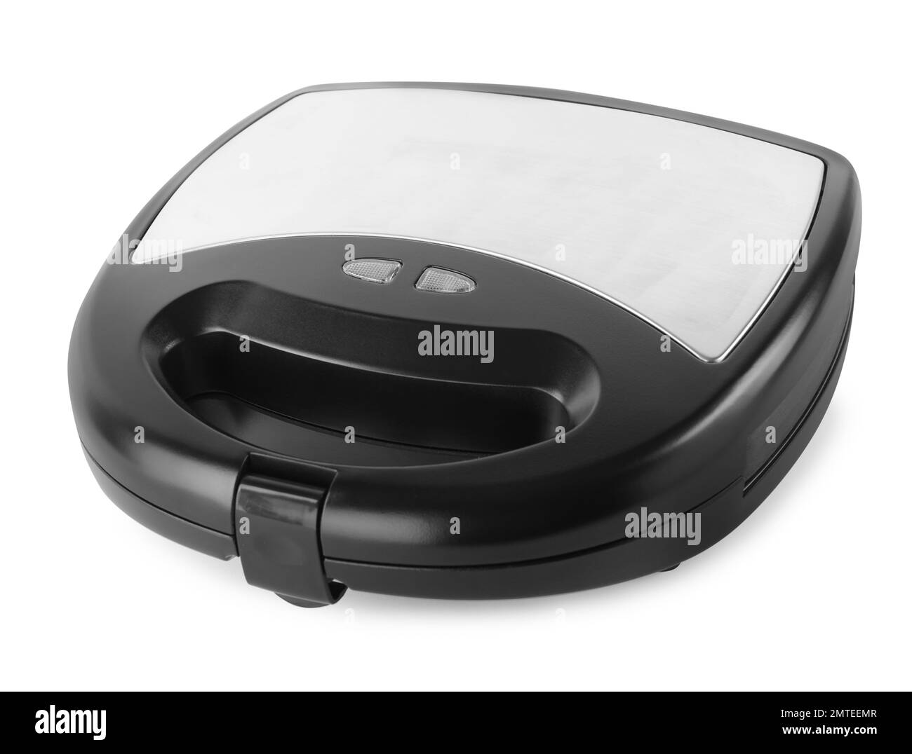 Modern electric waffle iron isolated on white Stock Photo Alamy