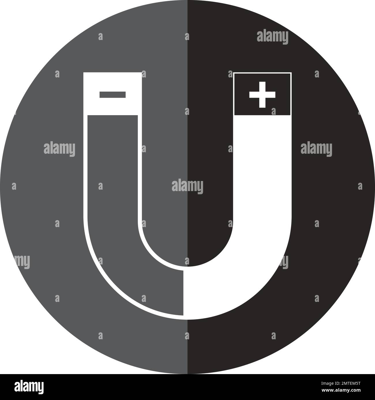 Icon. Horseshoe Physics Element Symbol Stock Vector