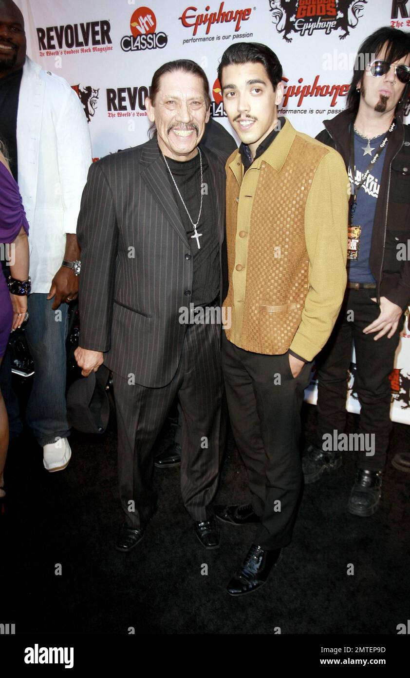 Danny Trejo and son Gilbert Trejo at the Revolver Golden Gods Awards at
