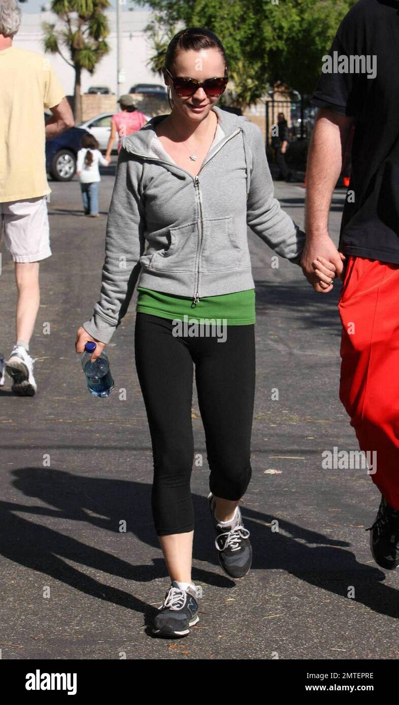 Exclusive!! Christina Ricci and actorfiance Owen Benjamin headed to a