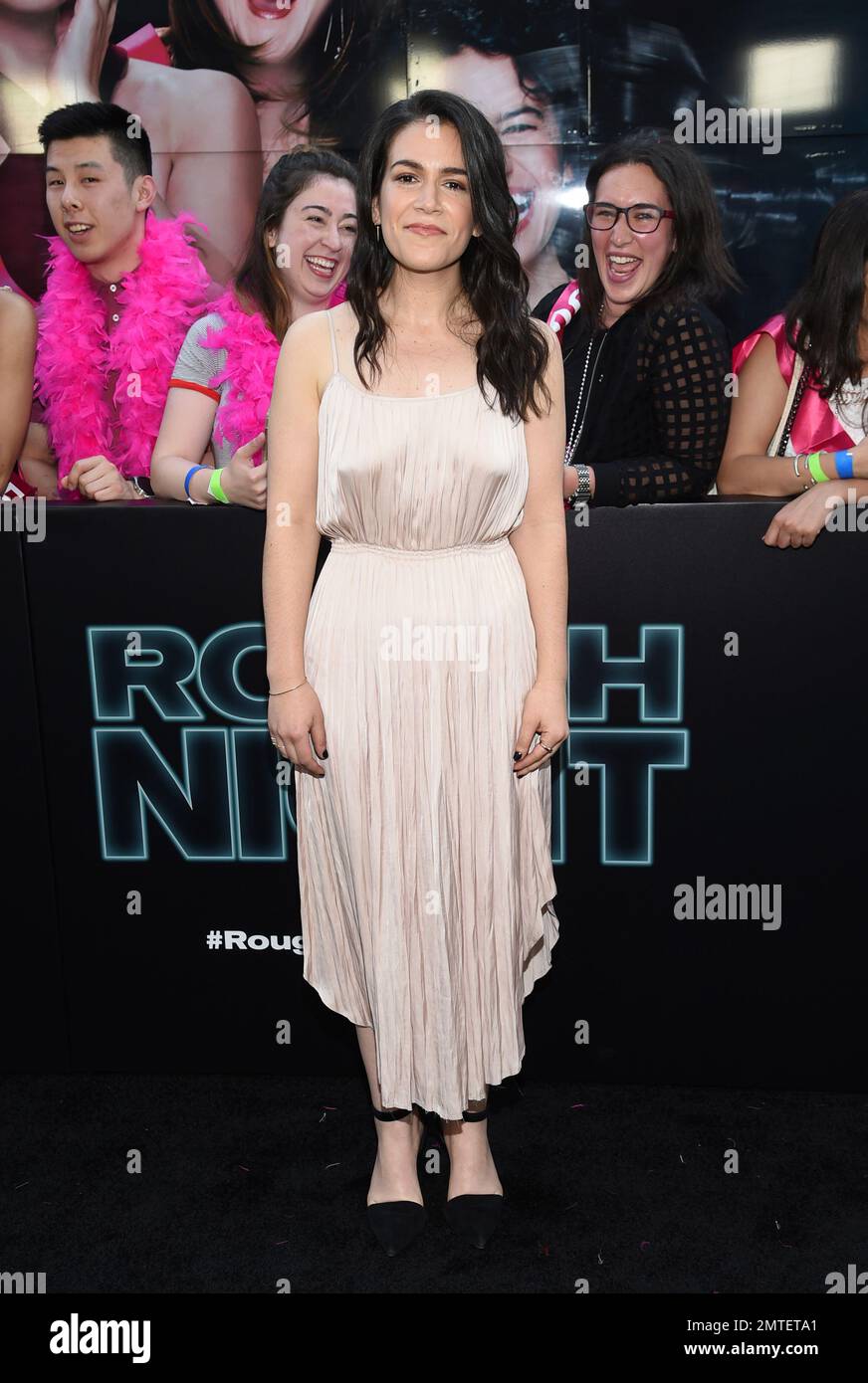 Actress Abbi Jacobson attends the world premiere of Columbia Pictures