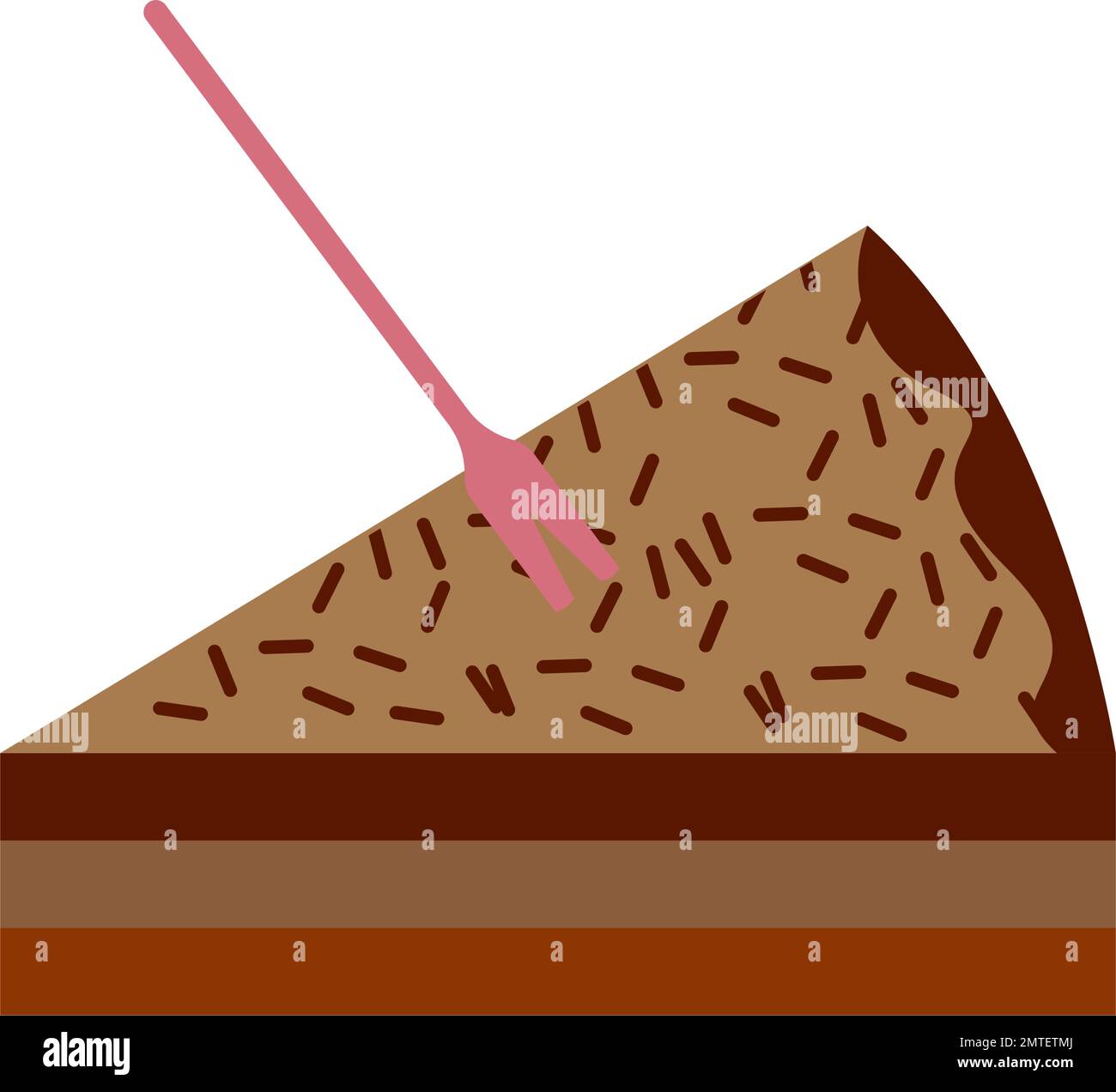 slice of cake icon illustration design vector Stock Vector
