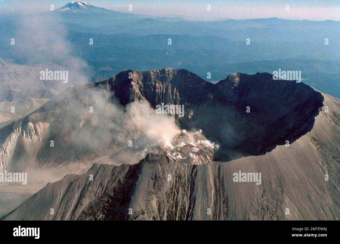 Mount St. Helens began a dome building eruption in its 19th building