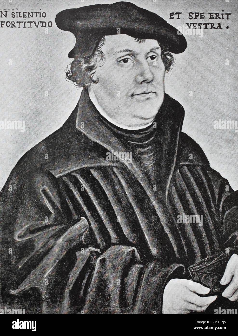 Martin Luther was a German professor of theology, composer, priest, monk and a seminal figure in the Protestant Reformation Stock Photo