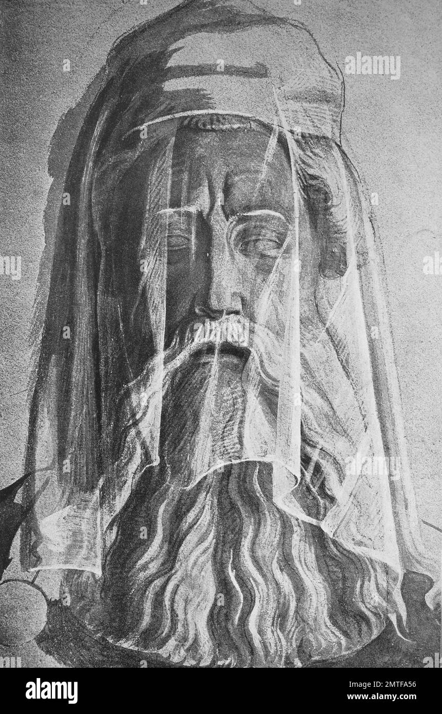 Charlemagne, also known as Charles the Great or Charles I, Head with a