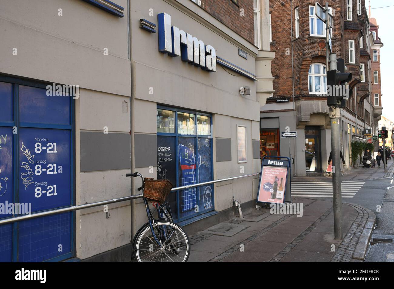 Copenhagen/Denmark/01 February 2023/Irma food market Denmark oldest