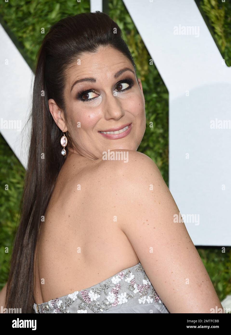 Stephanie J. Block arrives at the 71st annual Tony Awards at Radio City
