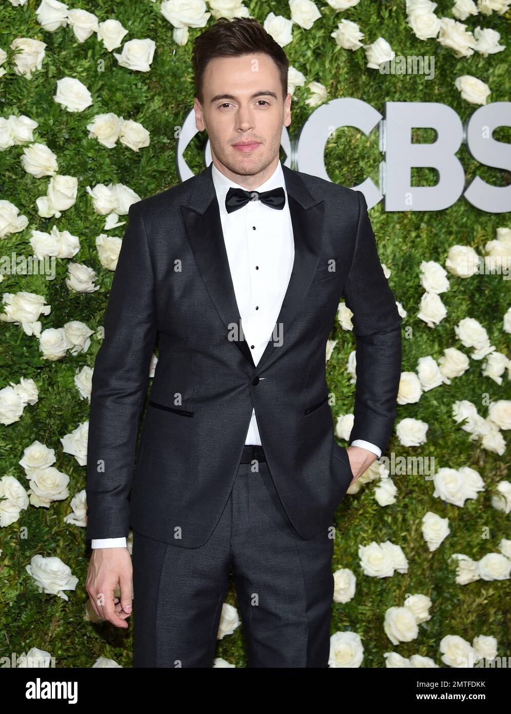Erich Bergen arrives at the 71st annual Tony Awards at Radio City Music ...