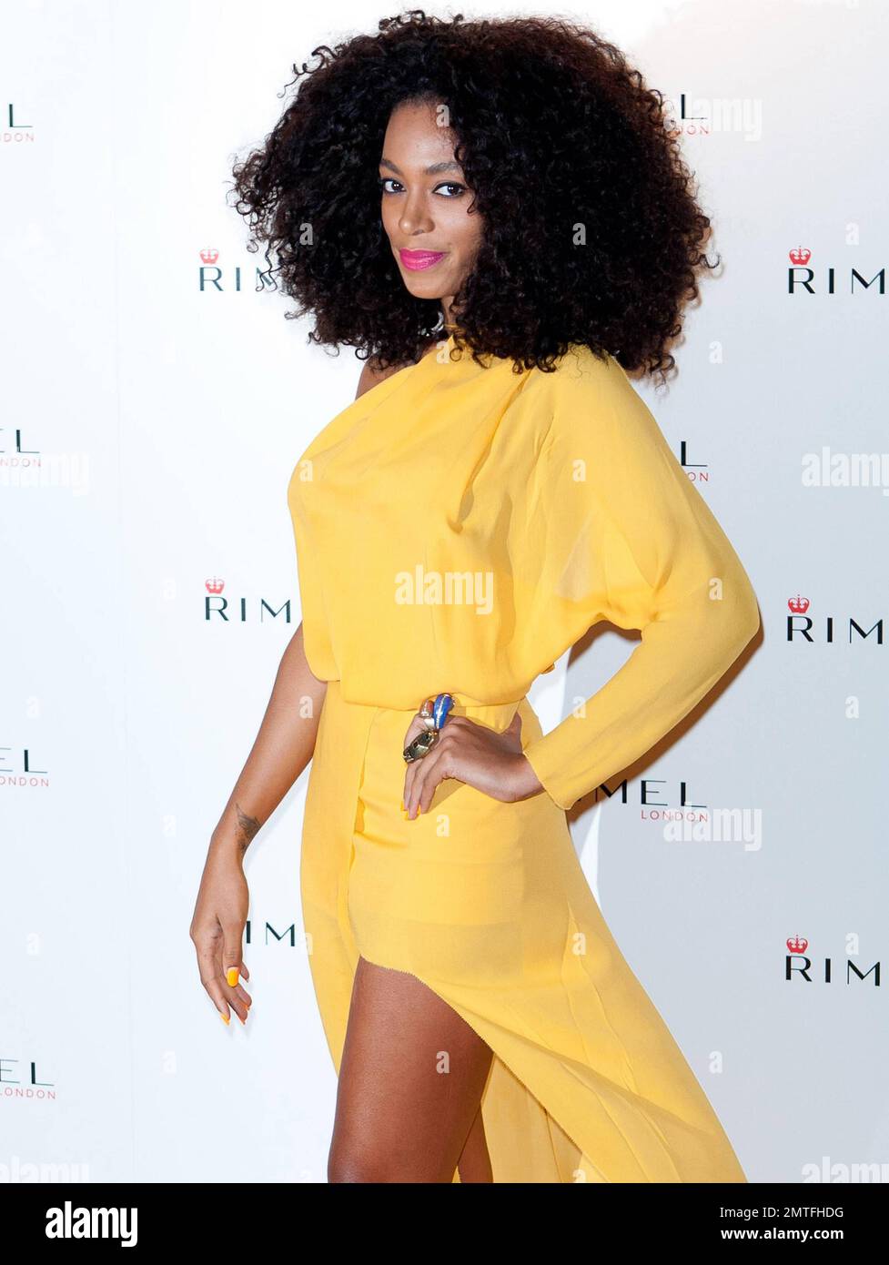 Solange Knowles at the Rimmel party held to celebrate 10 years of
