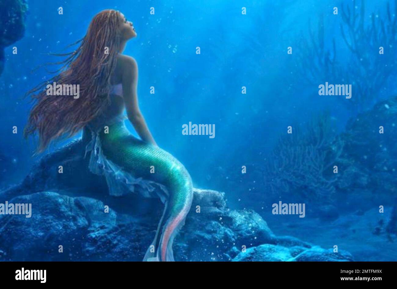 THE LITTLE MERMAID 2023  Walt Disney Studios Motion Pictures film with Halle Bailey Stock Photo