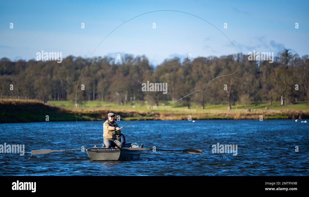 Kelso, River Tweed, Scottish Borders, Scotland, UK. Official opening of