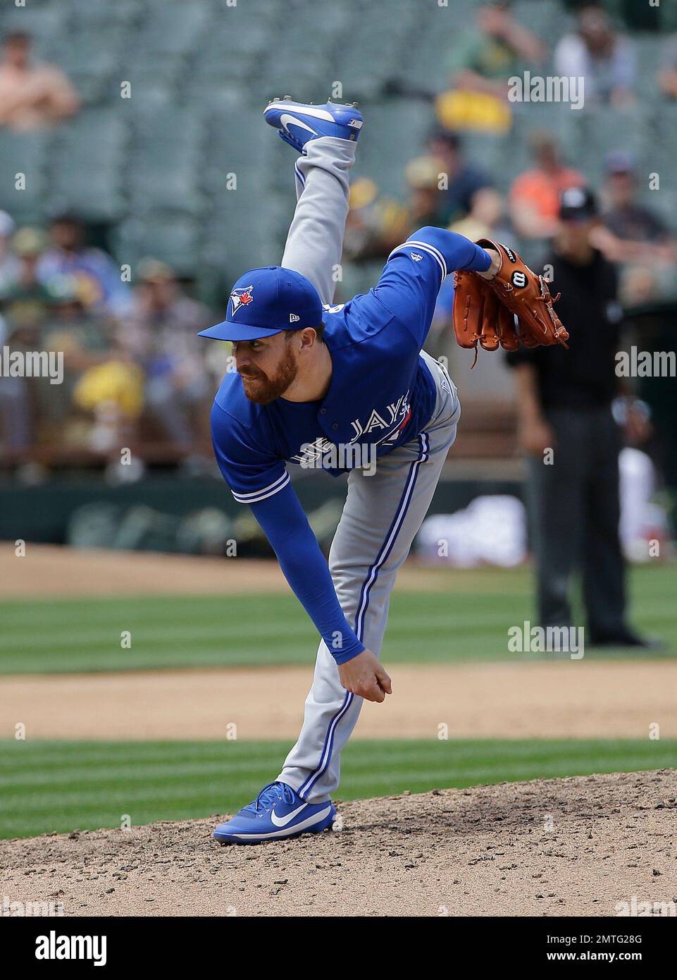 Toronto Blue Jays' Chris Bassitt during a baseball game against the Oakland  Athletics in Oakland, Calif., Tuesday, Sept. 5, 2023. (AP Photo/Jeff Chiu  Stock Photo - Alamy