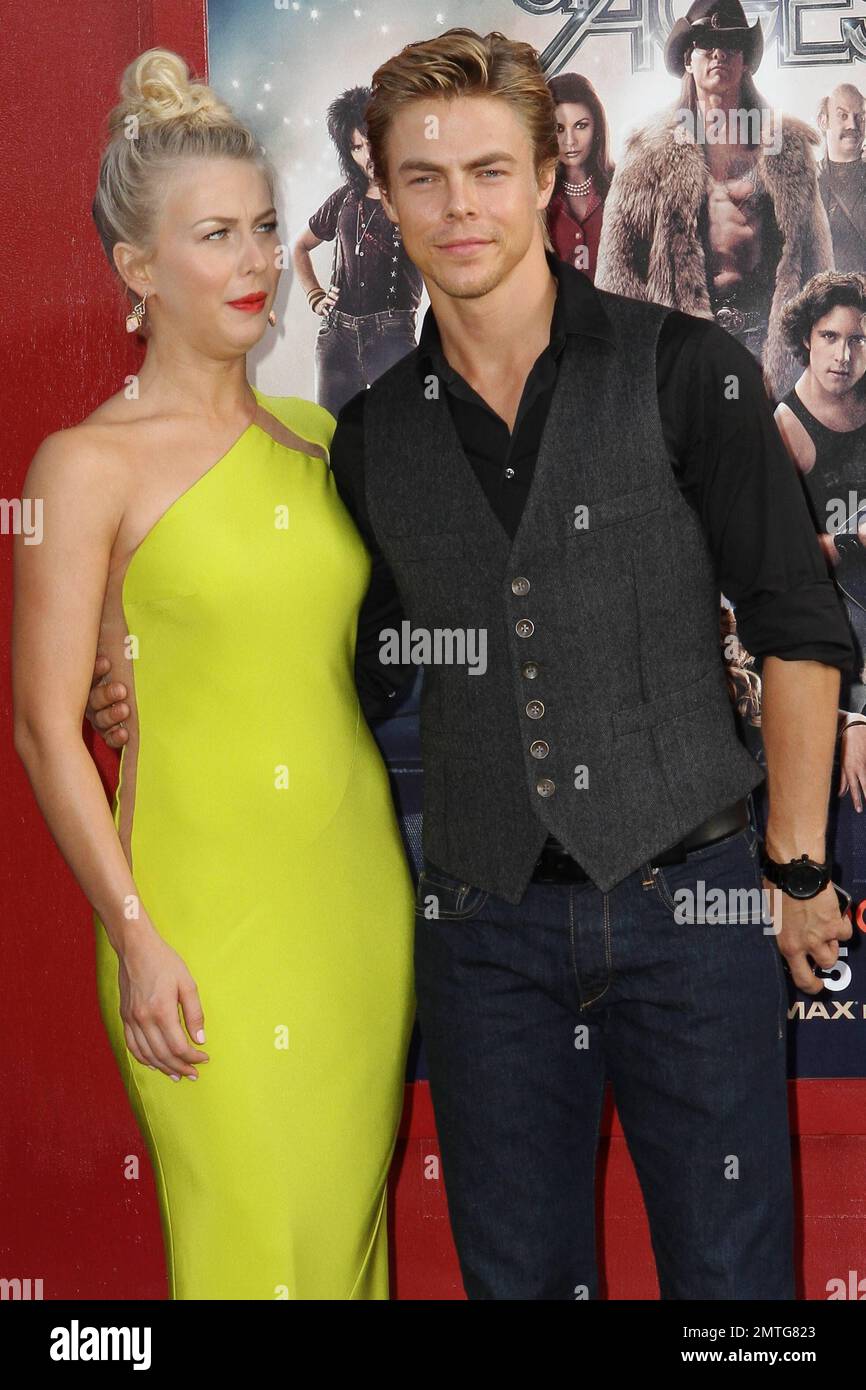 Julianne Hough and Derek Hough at the Rock of Ages premiere at the