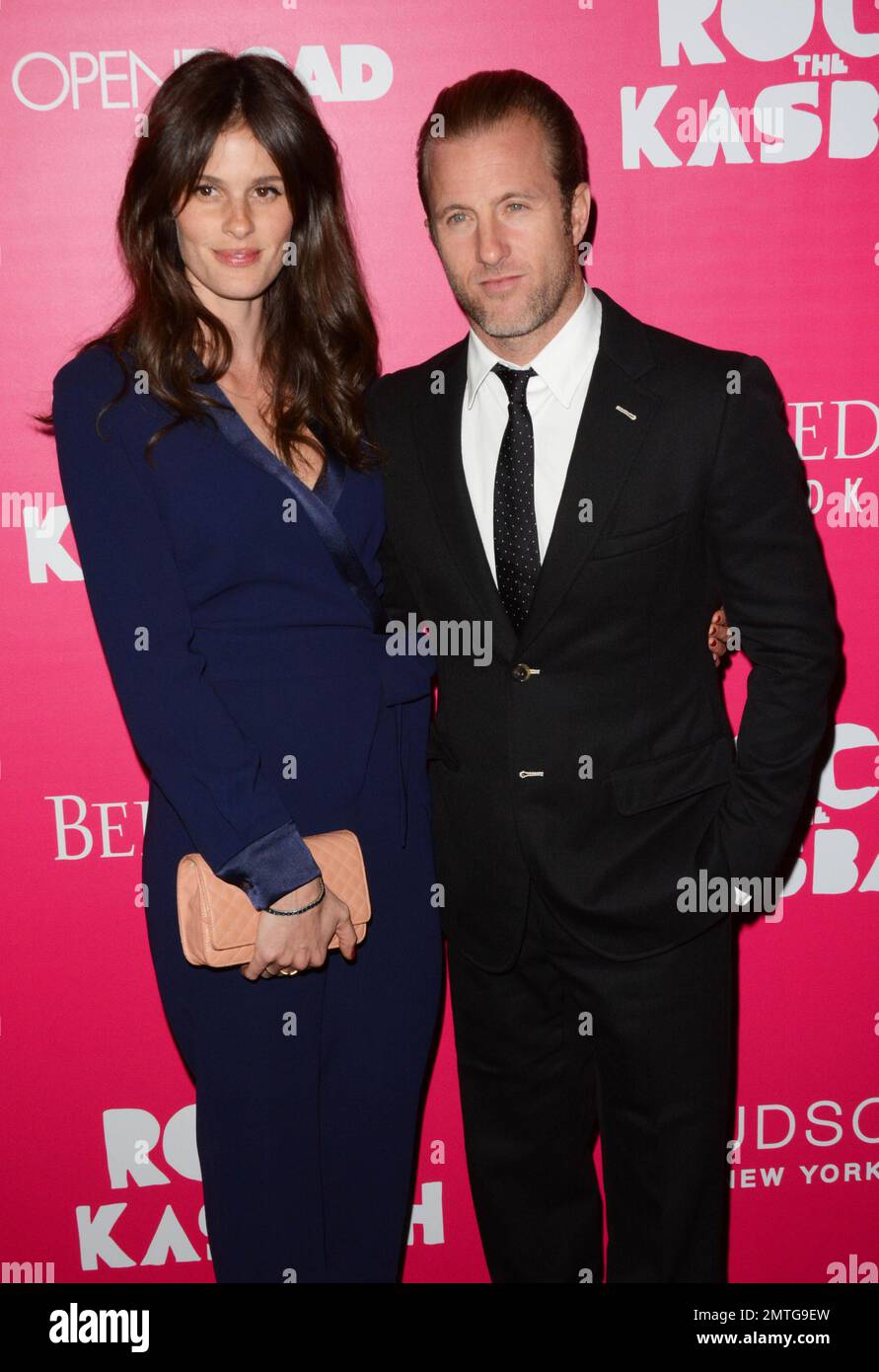 Kacy Byxbee and Scott Caan attends the premiere of "Rock The Kasbah" at