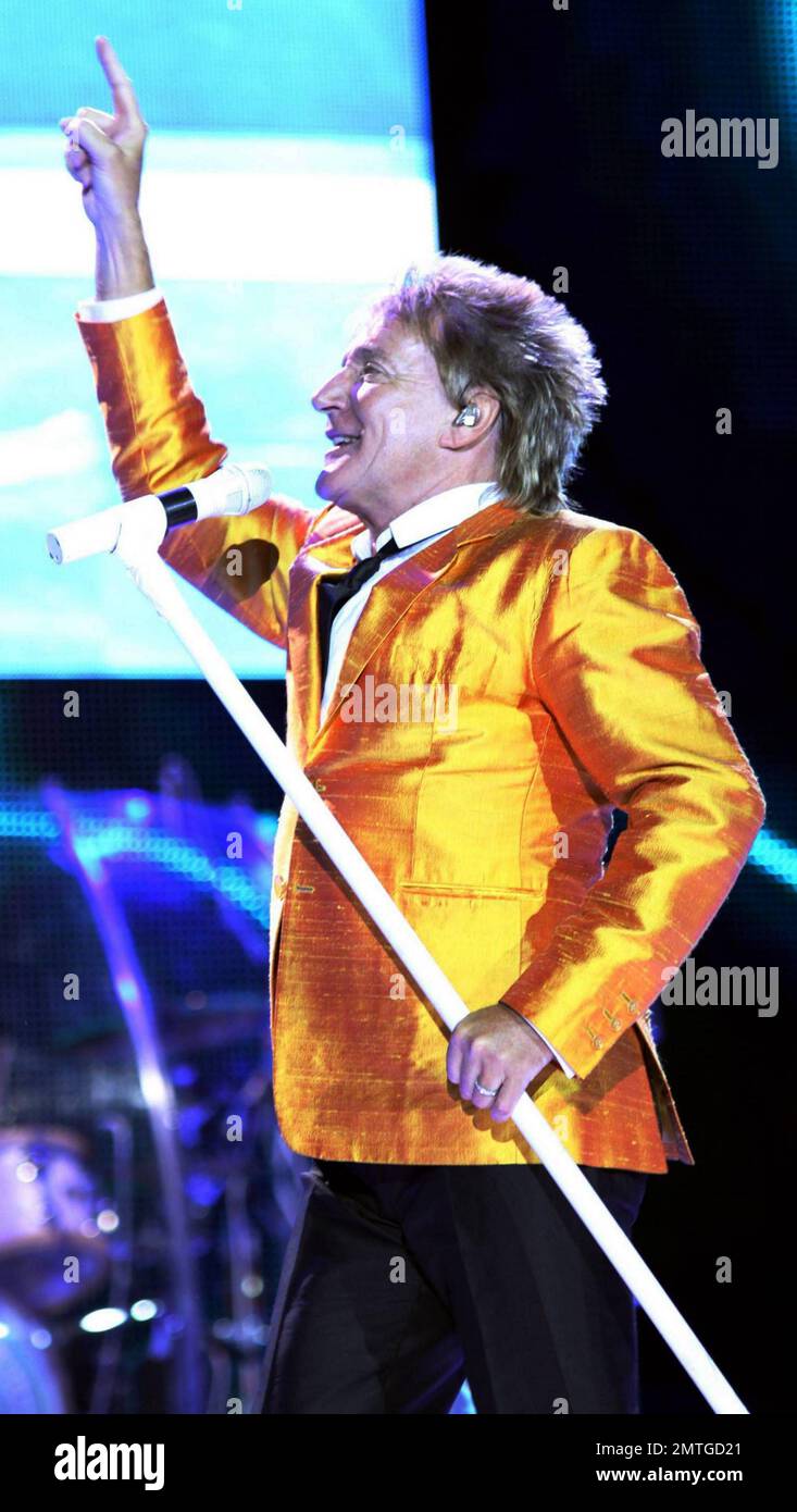 Rod Stewart Rocker Legendary rocker Rod Stewart performs live at the O2 Arena in London ...
