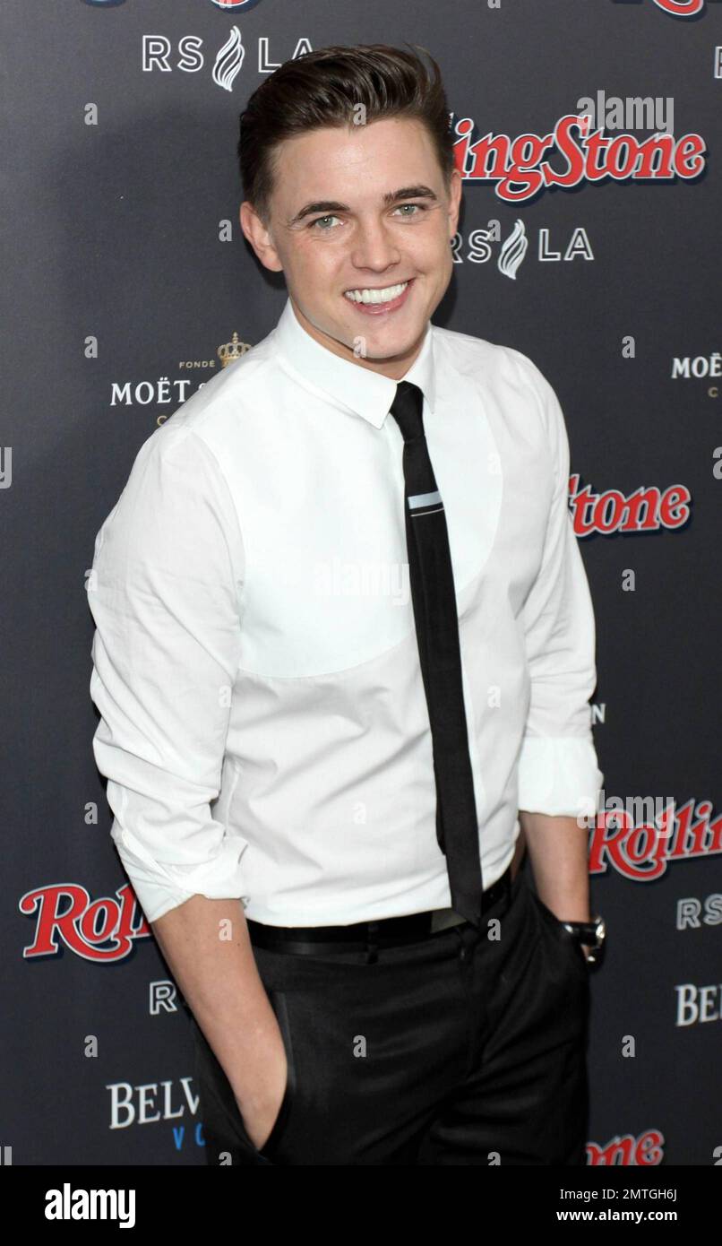Musician Jesse McCartney arrives at the Rolling Stone Magazine 2010