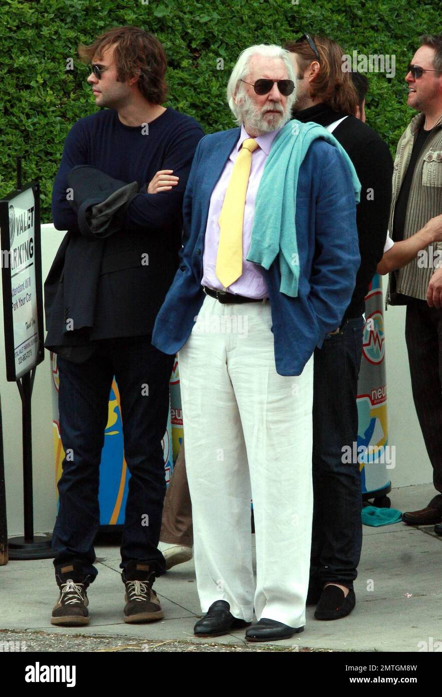 Donald Sutherland attends an Easter Party at the home of executive Ron