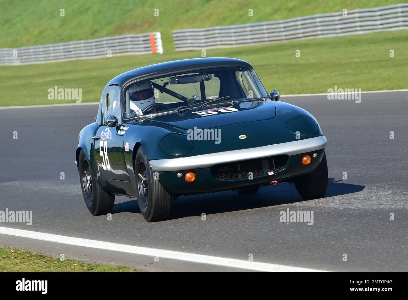 Mike Flewitt, Neil Myers, Lotus Elan S2, Mintex Classic K, pre-1966 cars racing with the same specification of the period to the FIA regulations, incl Stock Photo