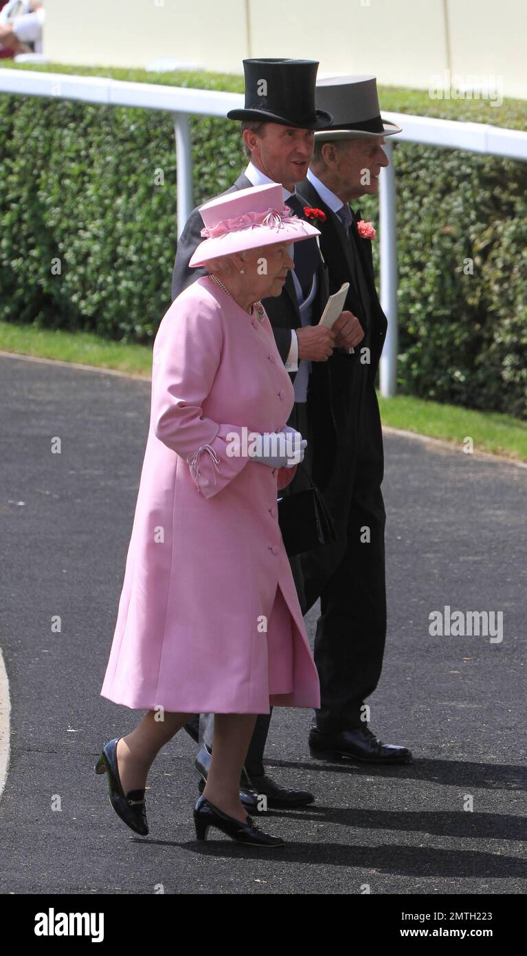 HRH The Queenat day two of Royal Ascot 2012 at Ascot Racecourse. Ascot, UK. 20th June 2012. . Stock Photo