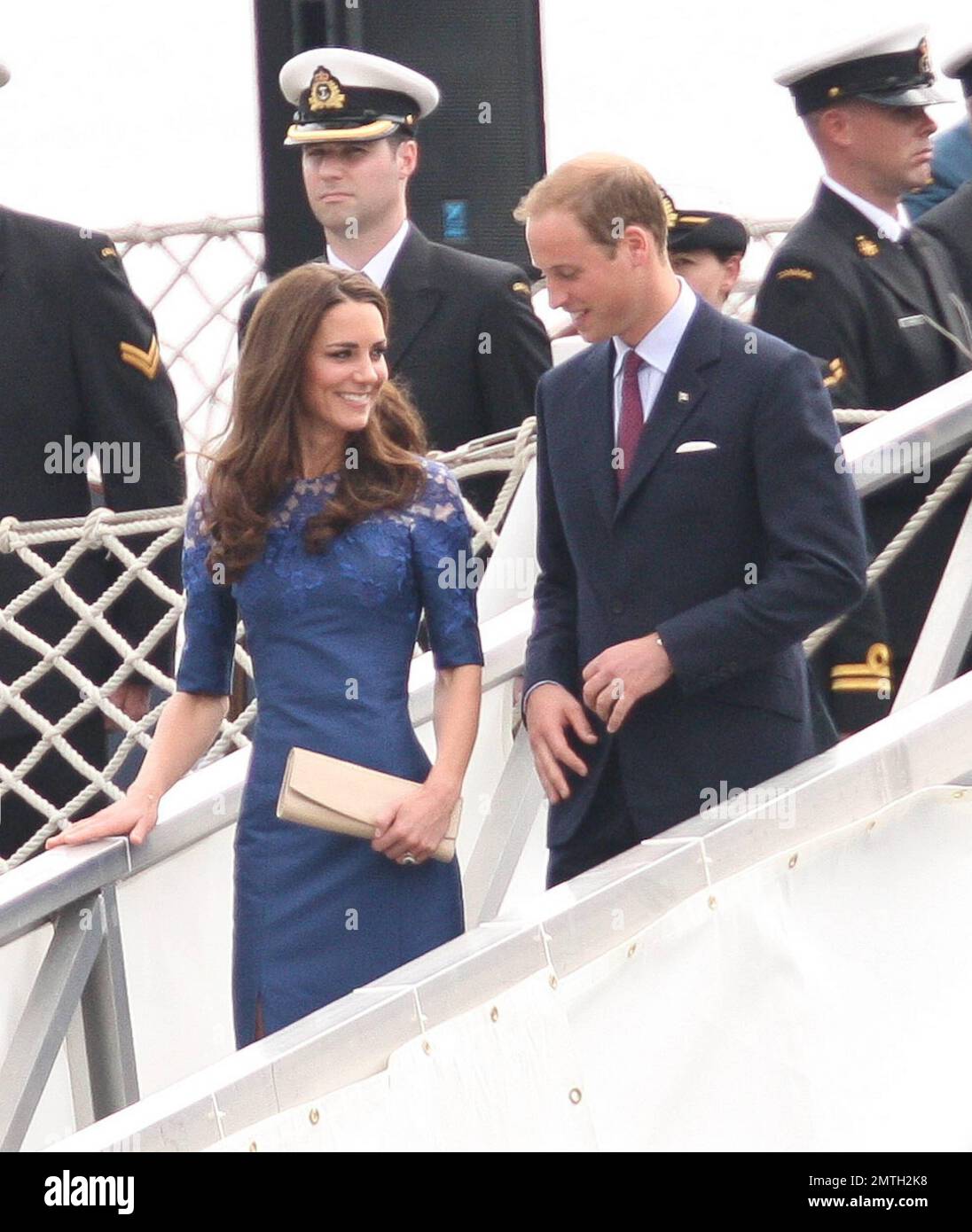 Royal couple Prince William and Kate arrive at Quebec City's Champlain