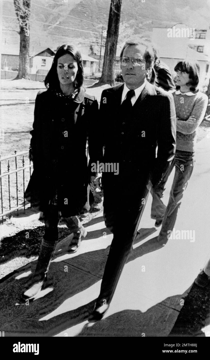 French born singer Claudine Longet, 34, and ex husband Andy Williams
