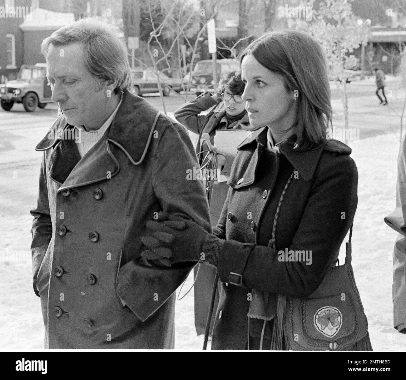 Claudine Longet and her ex husband Andy Williams leaves the Pitkin