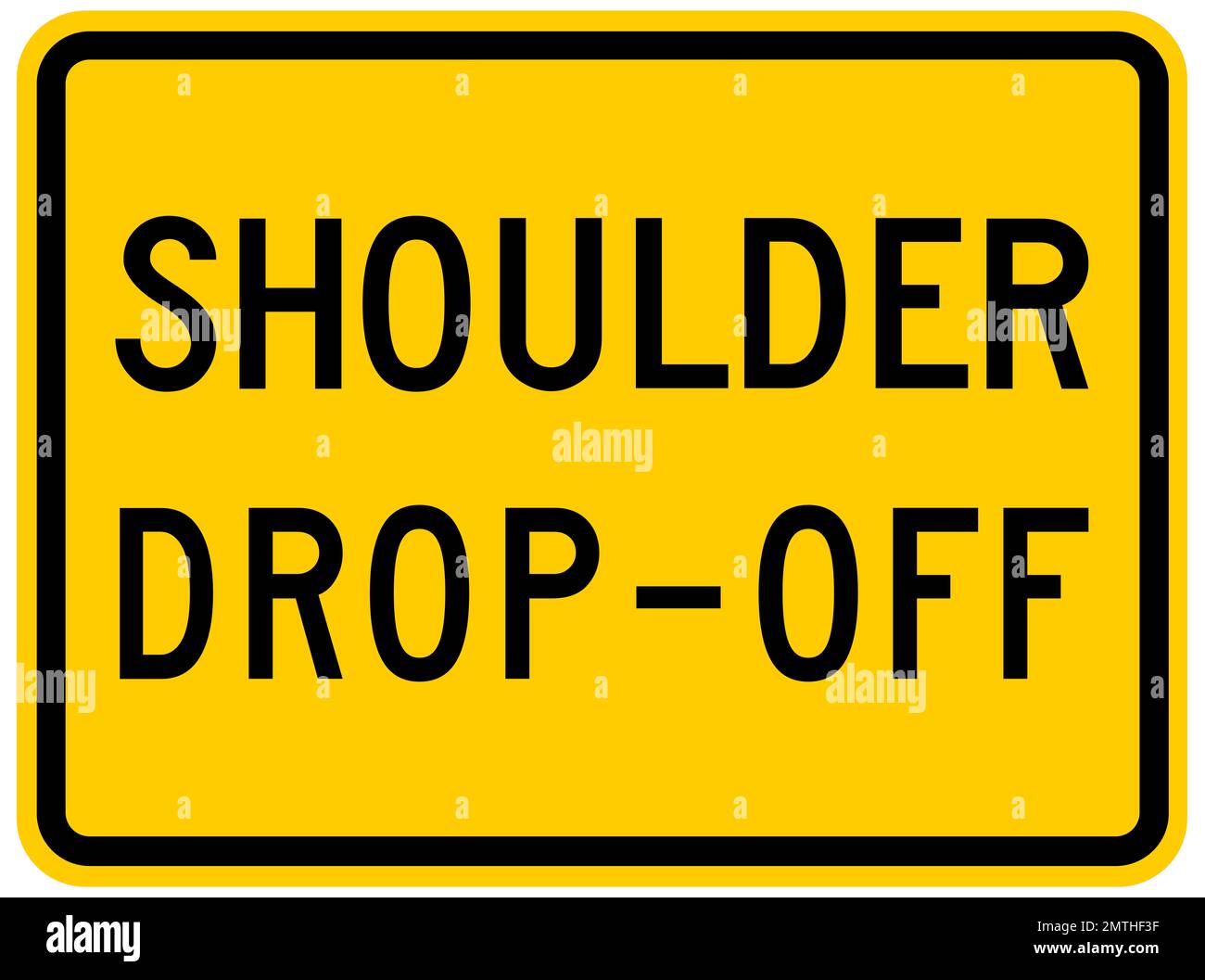 Road shoulder with sign hires stock photography and images Alamy