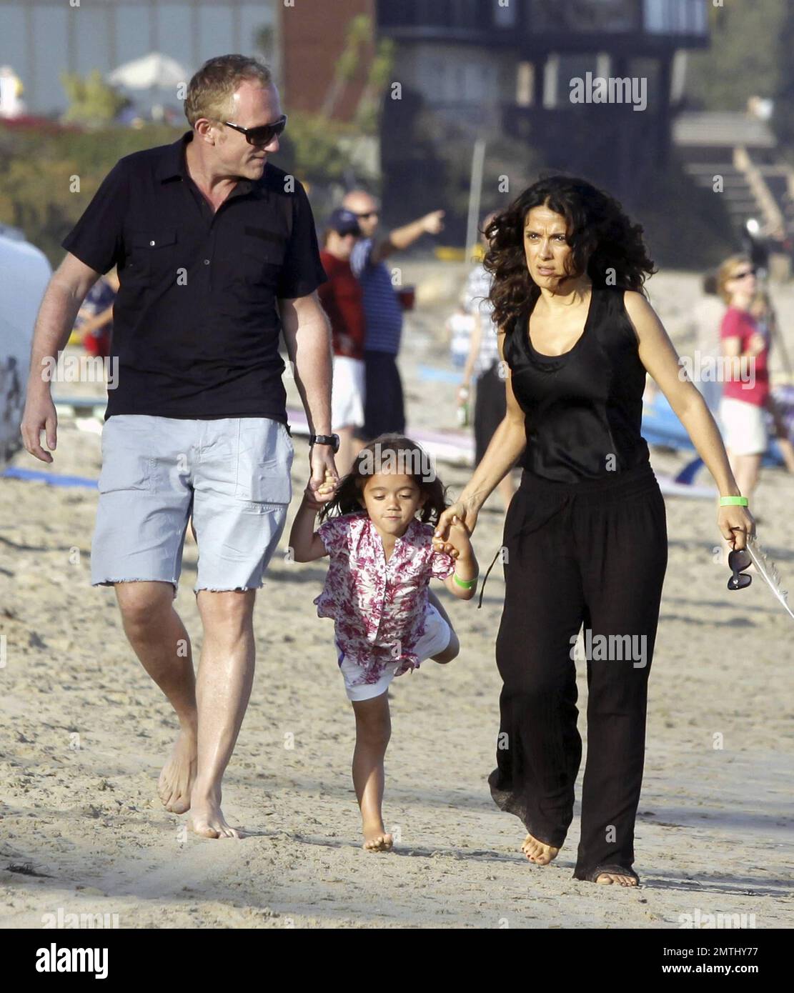 EXCLUSIVE!! Actress Salma Hayek, husband Francois-Henri Pinault and