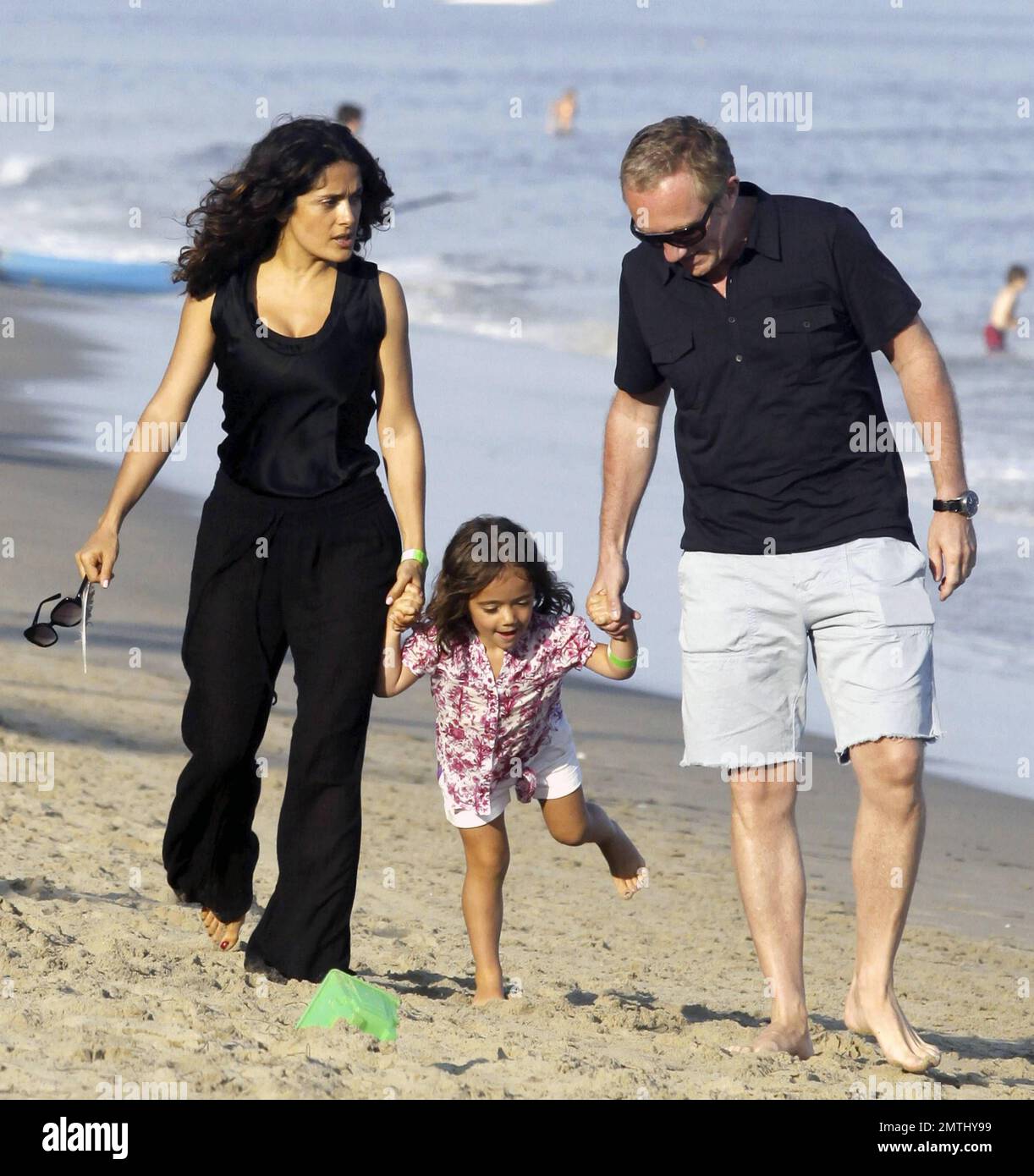 EXCLUSIVE!! Actress Salma Hayek, husband Francois-Henri Pinault and