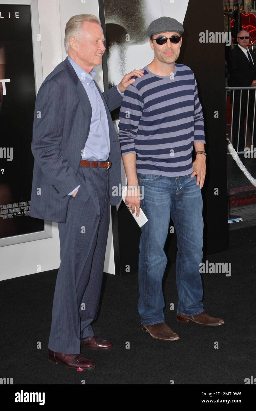 Jon Voight and son at the premiere of 