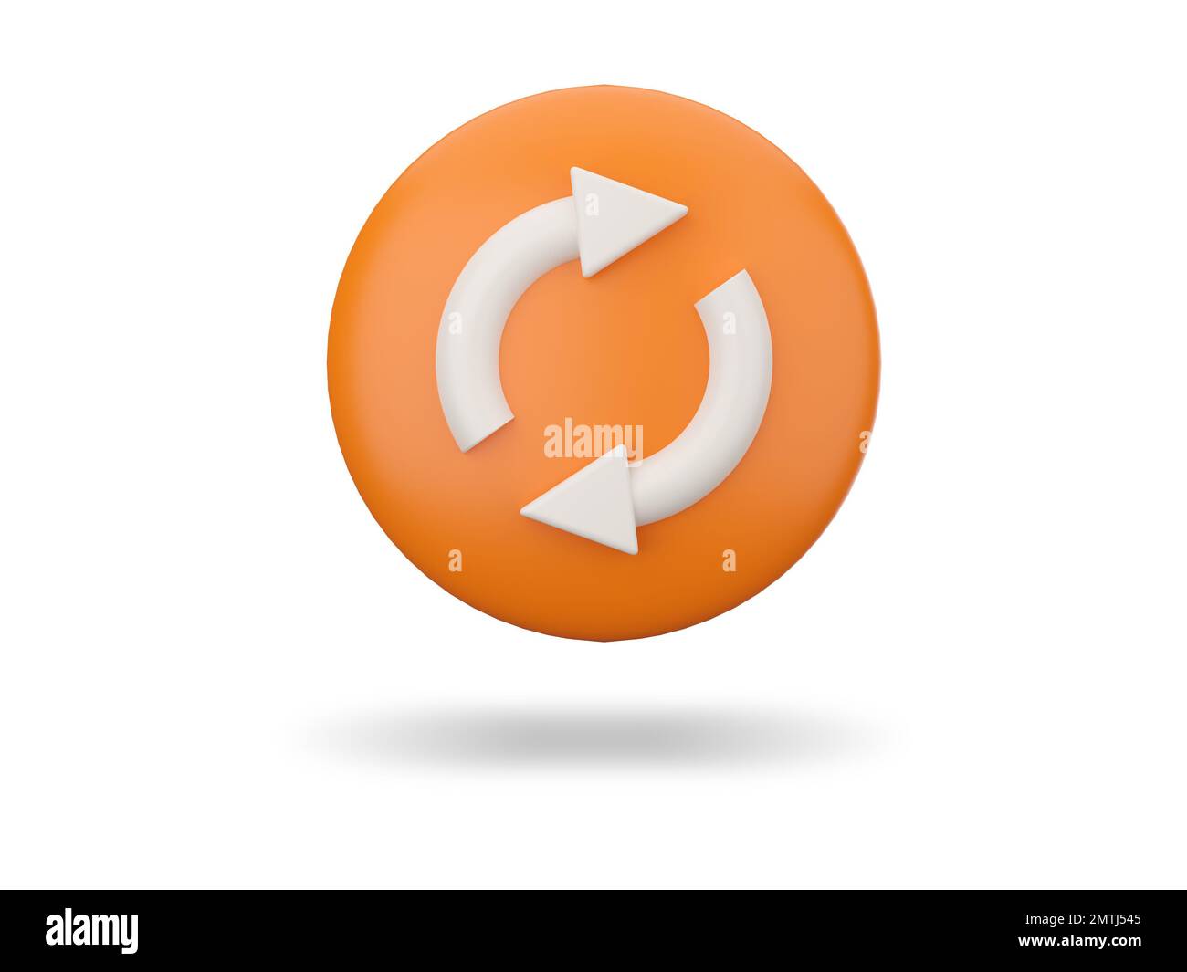 Loop Button. 3D rendering Stock Photo - Alamy