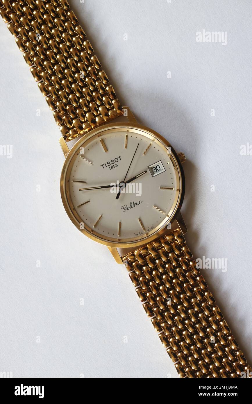 Tissot goldwatch, received by a Swedish civil servant for long and