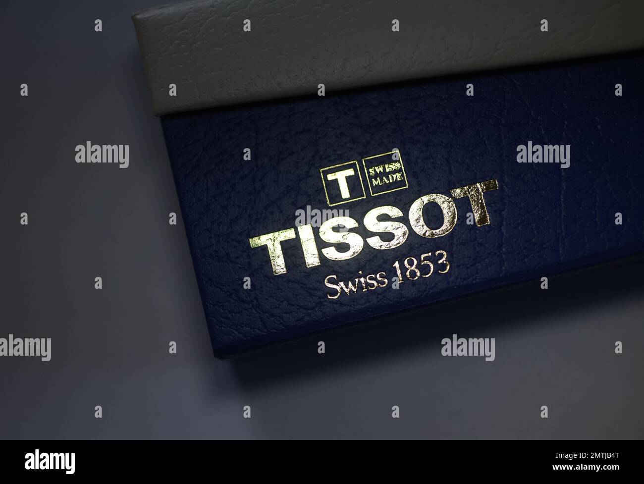 Tissot SA is a Swiss watchmaker. Stock Photo