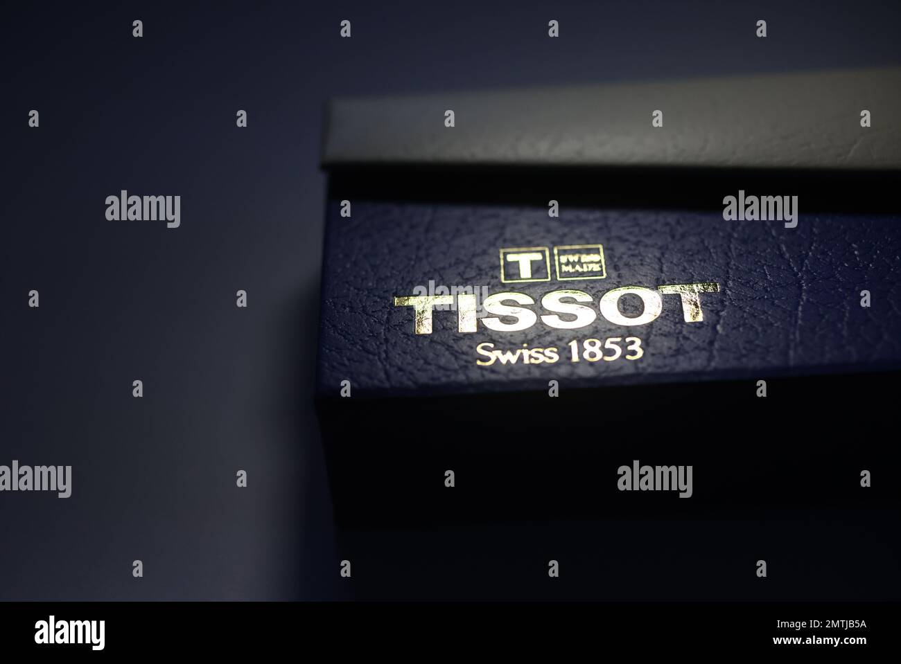 Tissot SA is a Swiss watchmaker. Stock Photo