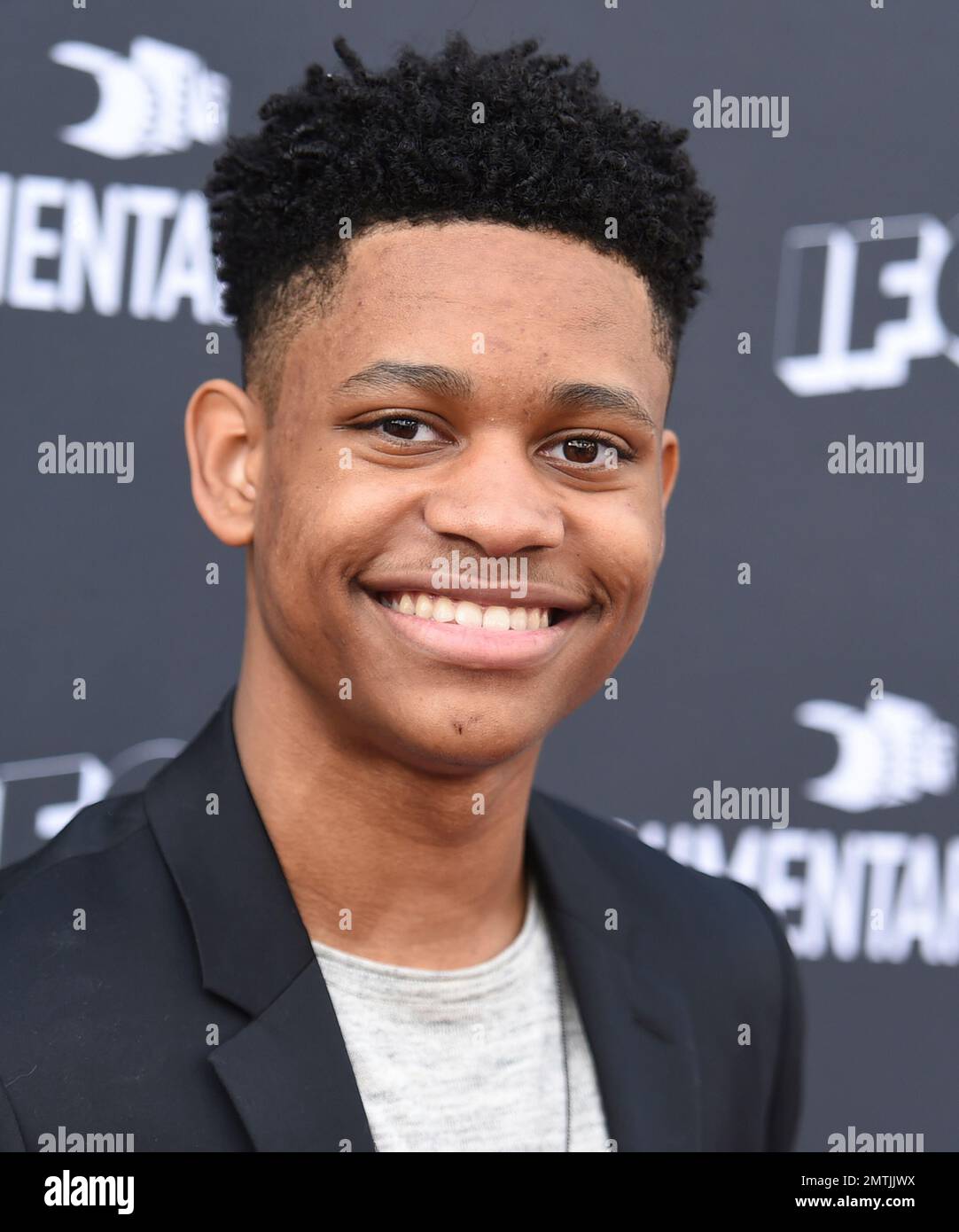 Tyrel Jackson Williams arrives at the "Brockmire" and "Documentary Now ...