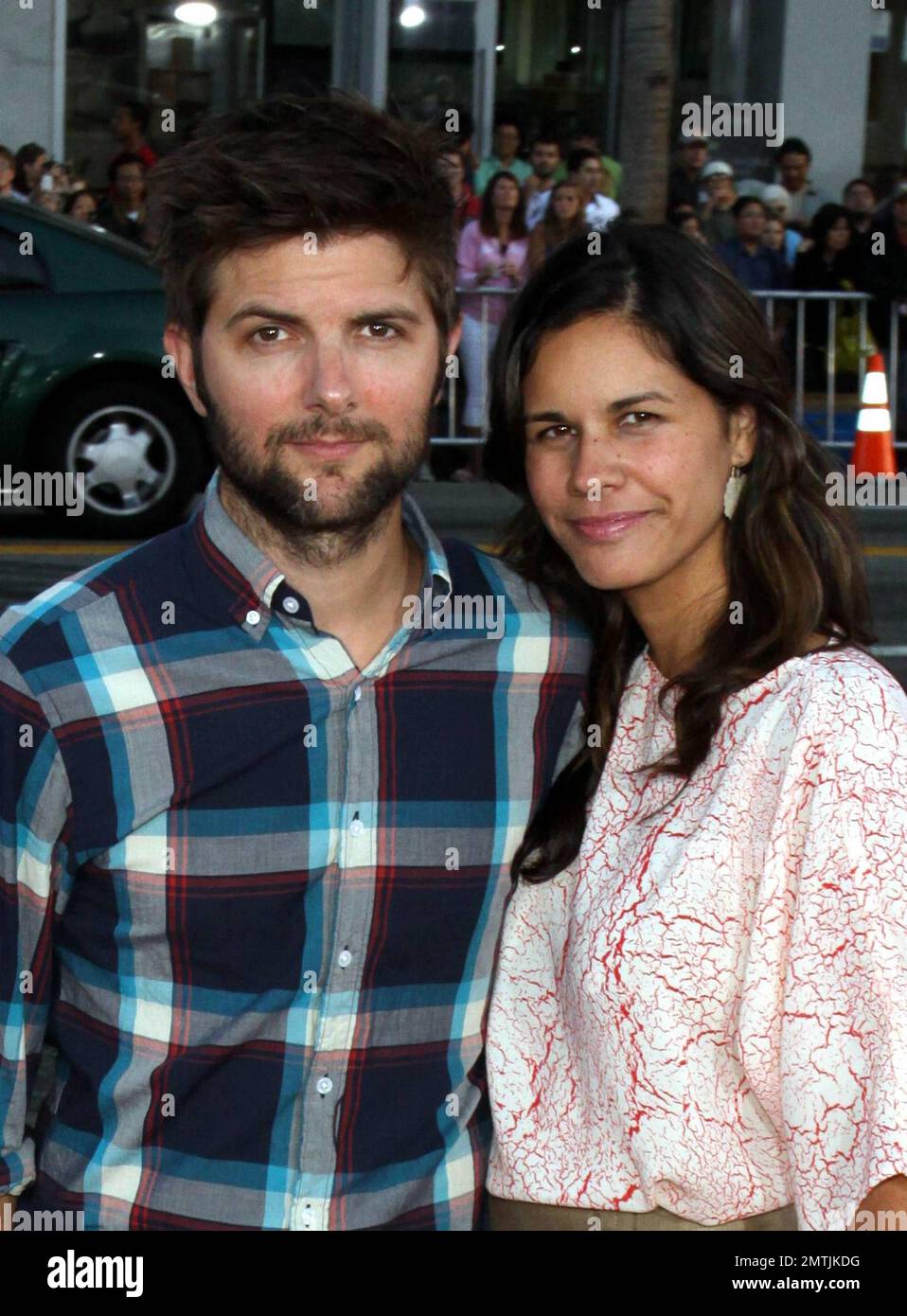 Actor Adam Scott arrives at the "Scott Pilgrim vs the World" Premiere ...
