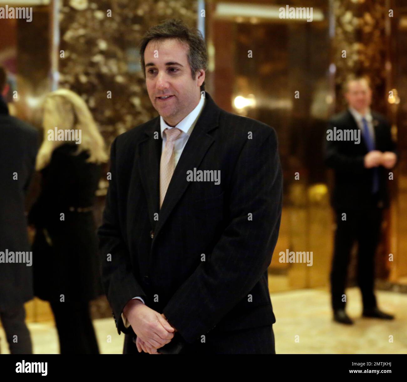 Michael Cohen, an attorney for Donald Trump, arrives in Trump Tower, in New York, Friday, Dec