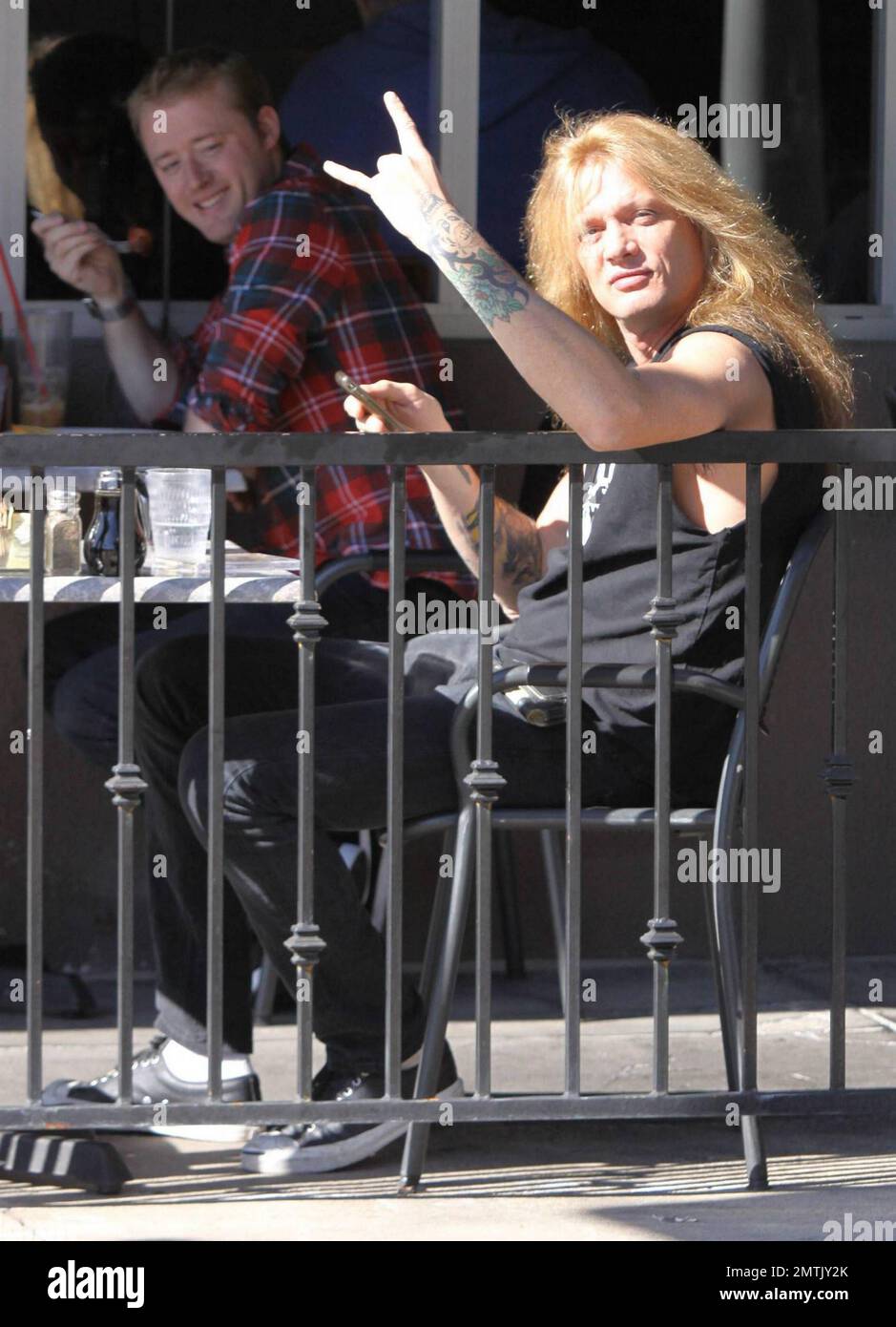 EXCLUSIVE!! Canadian rocker and ex-frontman of the band Skid Row ...