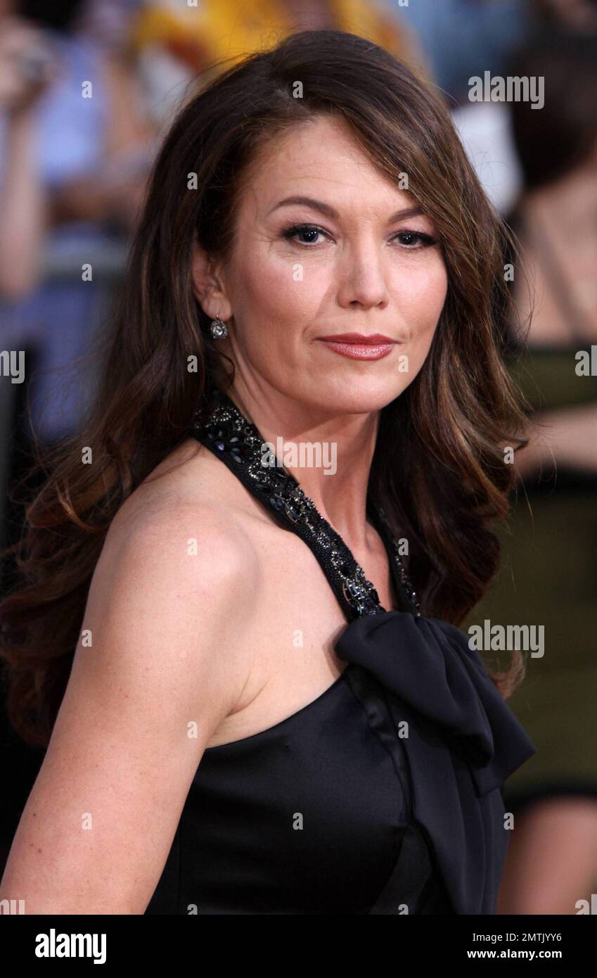 45-year-old actress Diane Lane looks fabulous and half her age as she walks the red carpet in a little black dress at the world premiere of ÒSecretariatÓ held at the El Capitan Theatre.  "Secretariat" tells the story of Penny Chenery, owner of the 1973 Triple Crown-winning horse Secretariat. Los Angeles, CA. 09/30/10.   . Stock Photo