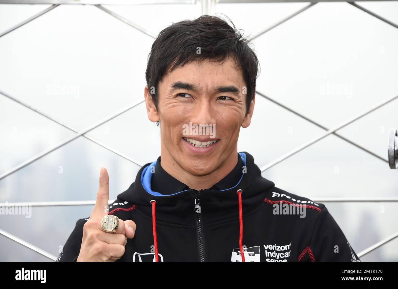 Japanese professional racing driver and latest Indianapolis 500 winner ...