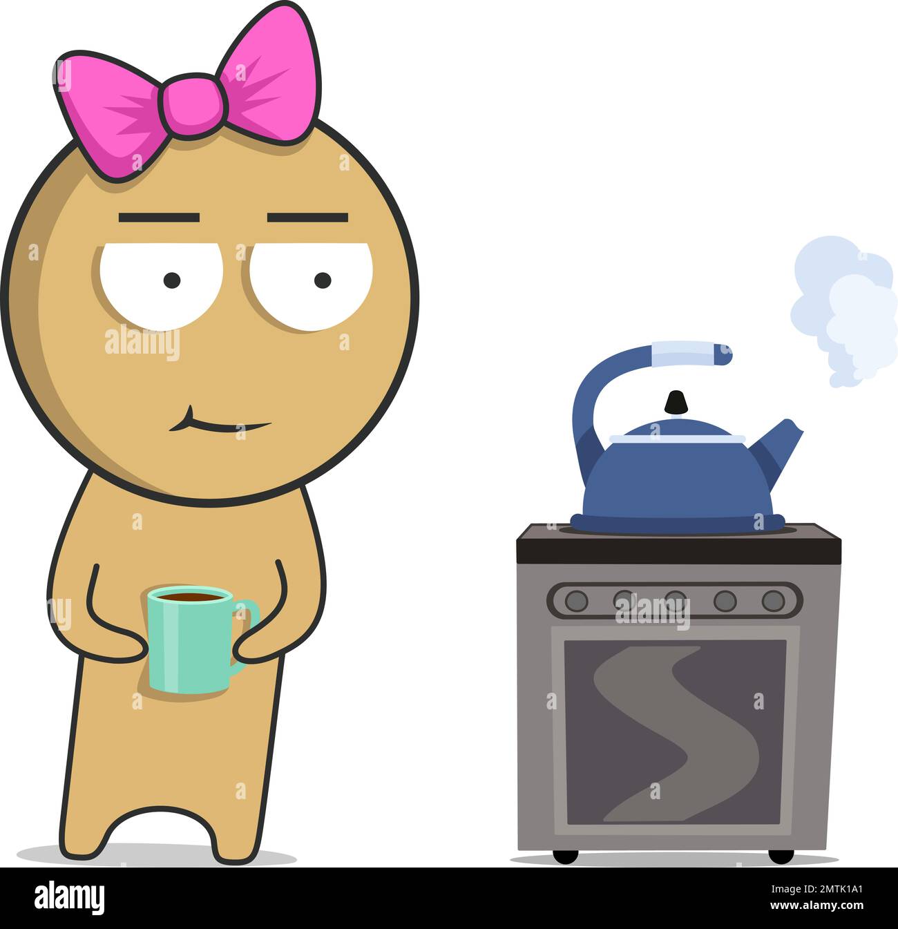 Put the kettle on Stock Vector Images Alamy