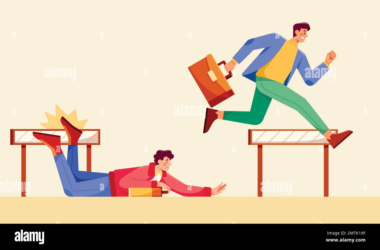 Steeplechase course Stock Vector Images Alamy